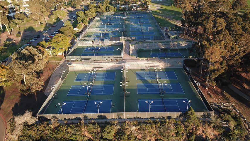 Where to play tennis in San Diego, with Morley Field / Balboa Tennis Club in Balboa Park