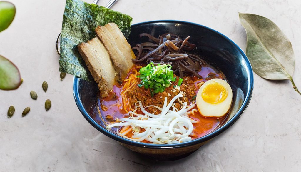 Best ramen in San Diego featuring Buta Japanese Ramen in Bay Park