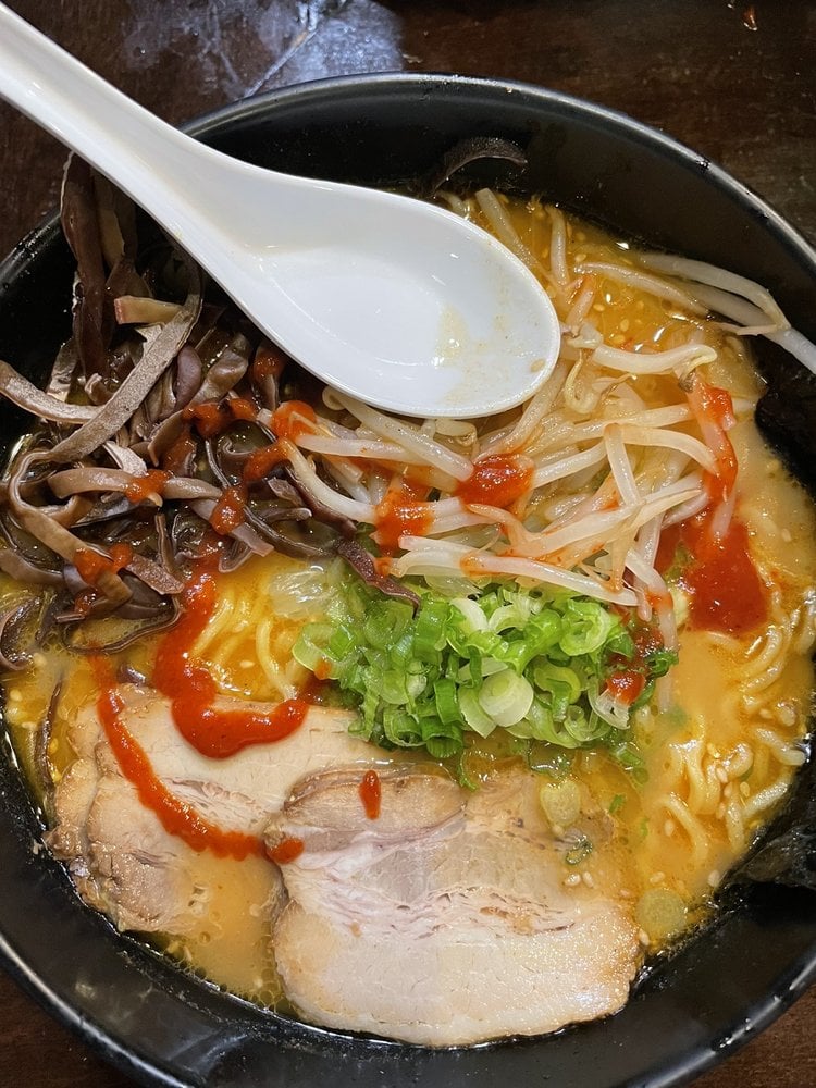 Best ramen in San Diego featuring a dish from Yakyudori in the Convoy District