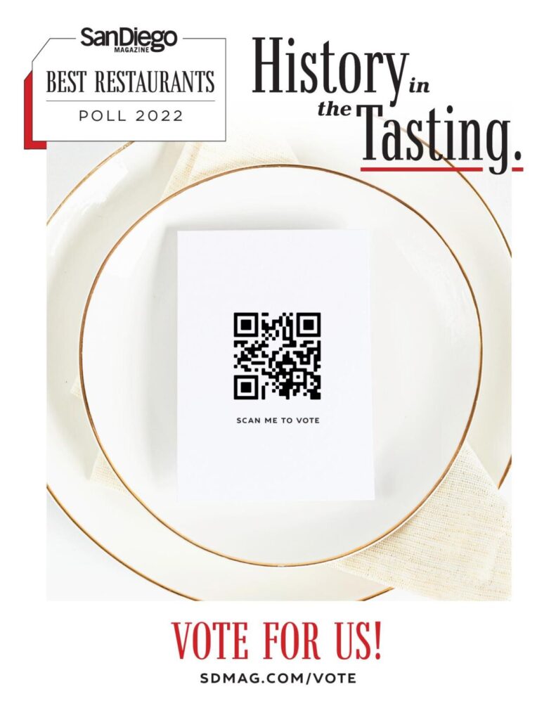 2022 San Diego Magazine Best Restaurants Marketing Toolkit