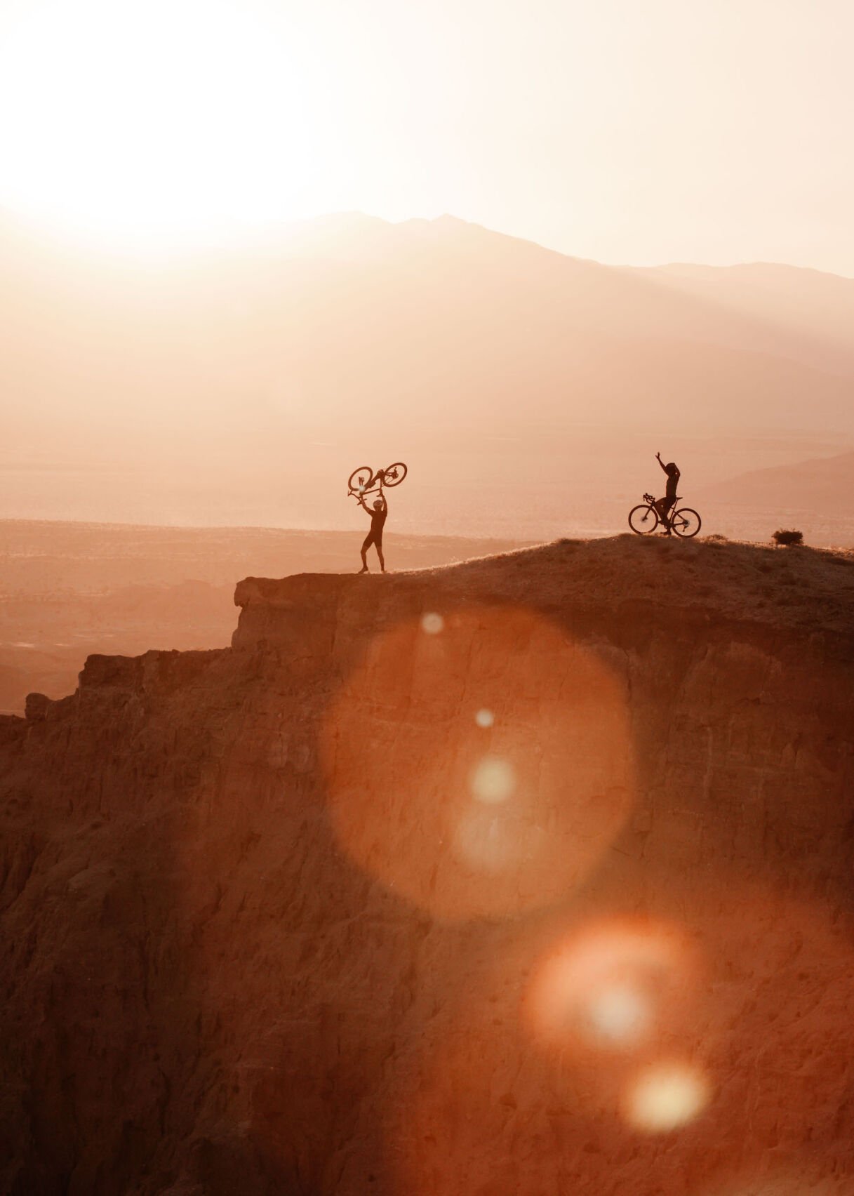 San Diego Trails - Jussi at sunset