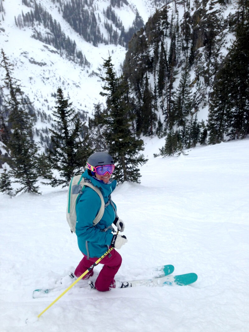 julie brown, ski feature