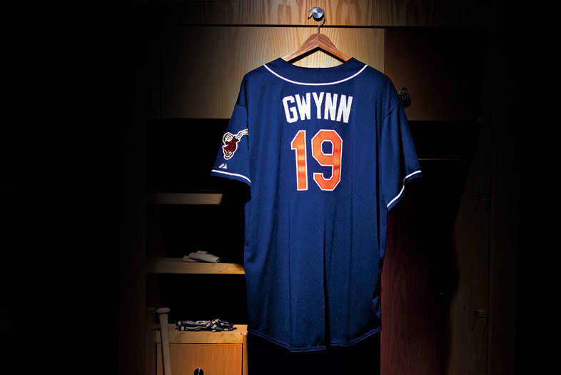 Tony Gwynn San Diego Padres 1998 World Series Home White Jersey