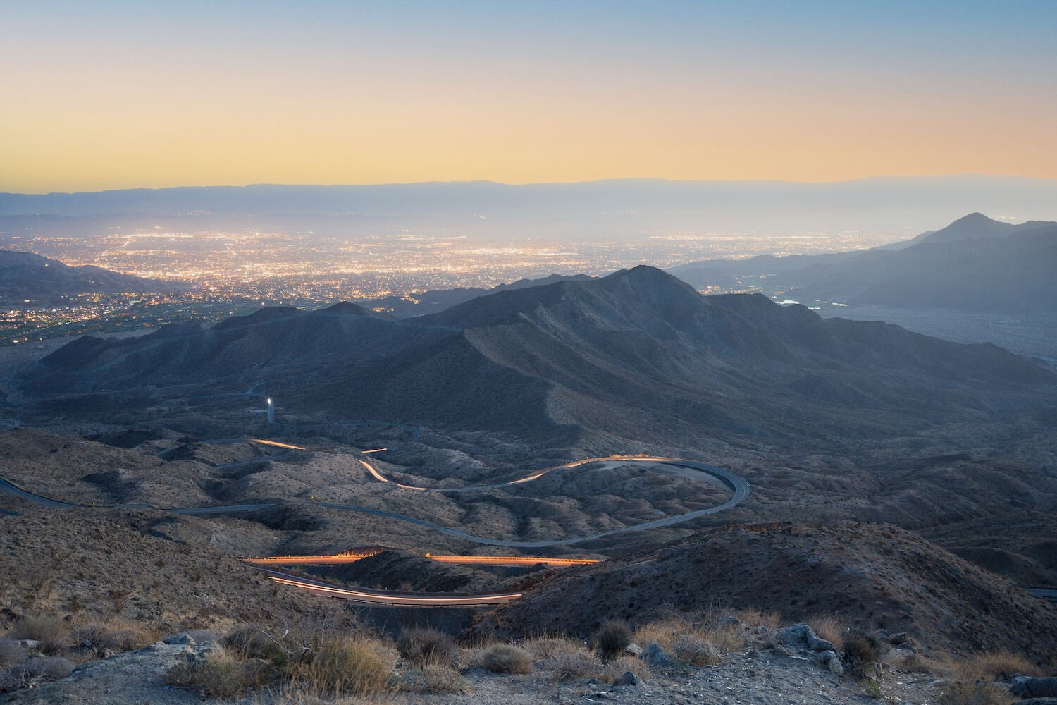 Palm Springs Highway 74 Sunset