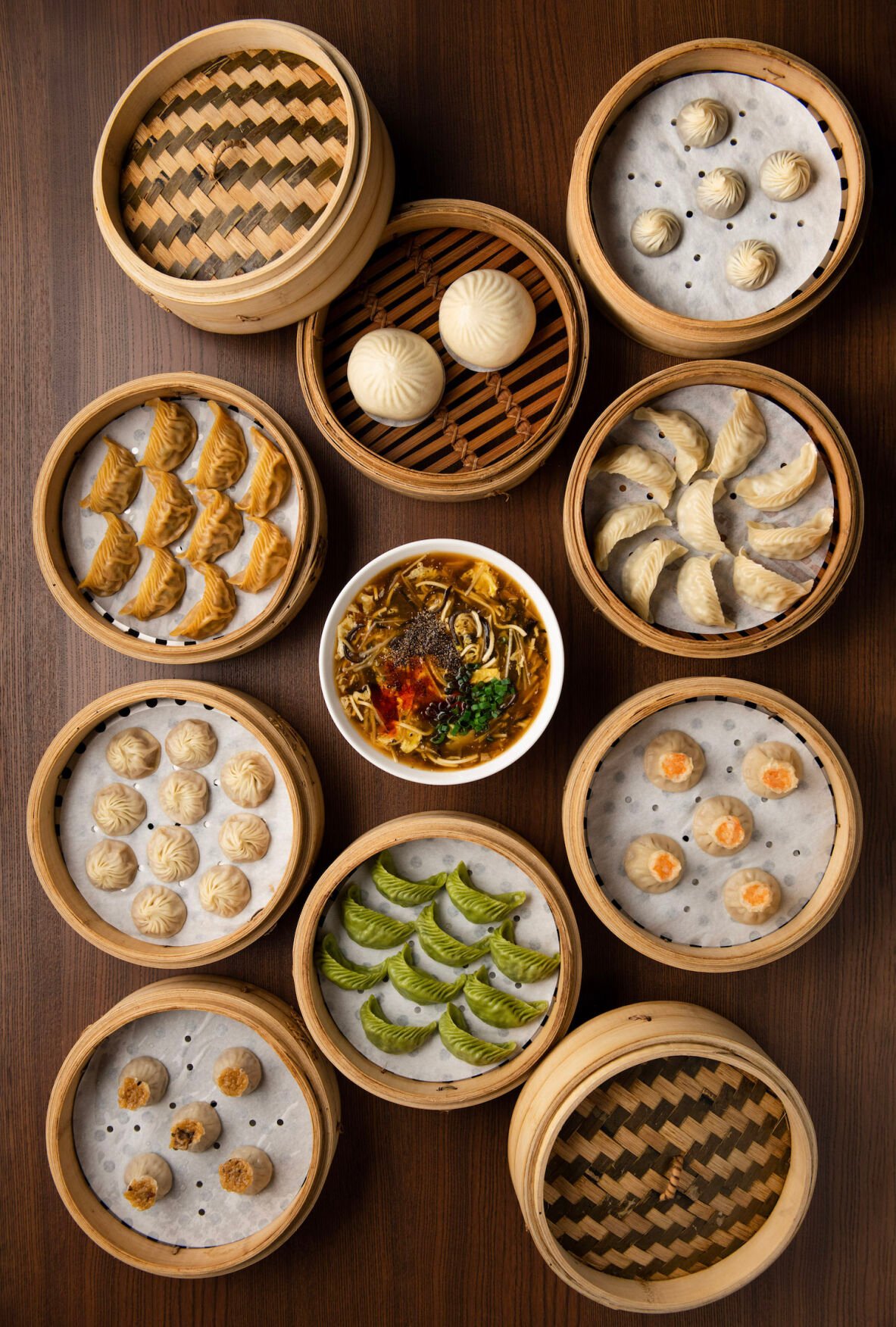 Din Tai Fung Dumplings Steamed Buns Appetizers