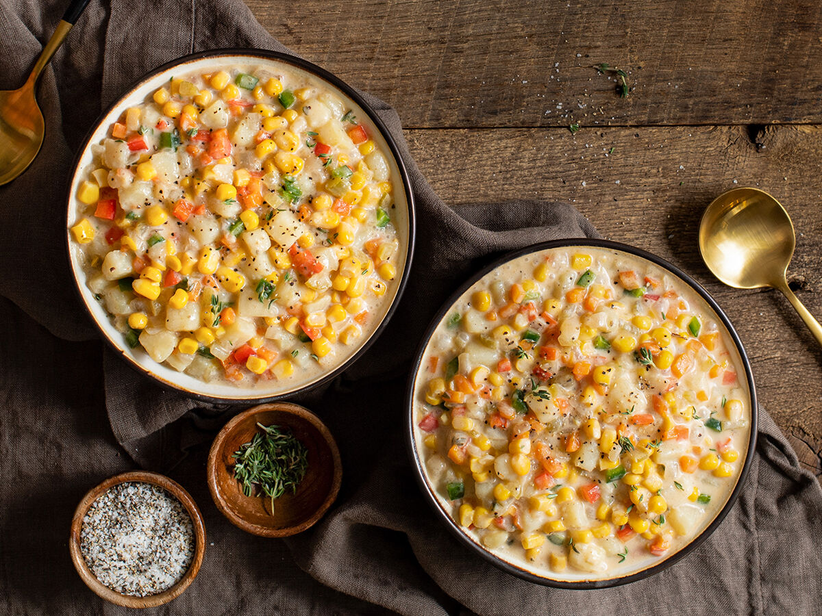 Fall Recipe / Vegan Corn Chowder