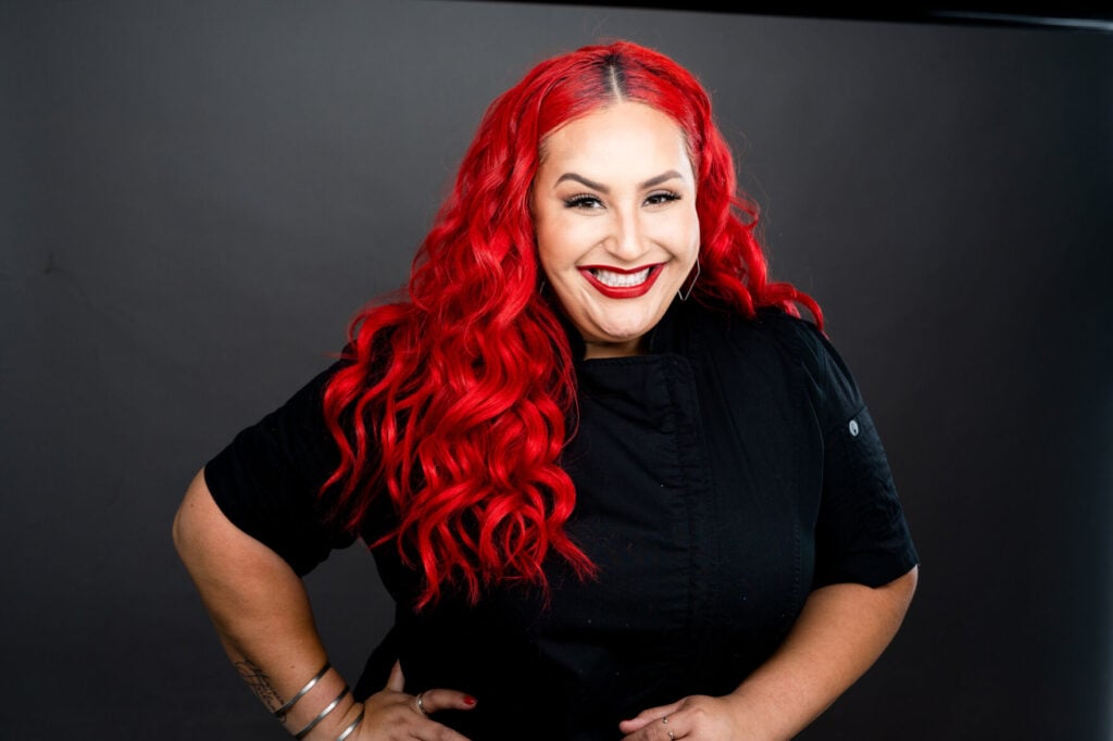 Stone Delicious IPA, a Birria Flatbread, and a Claudia Sandoval