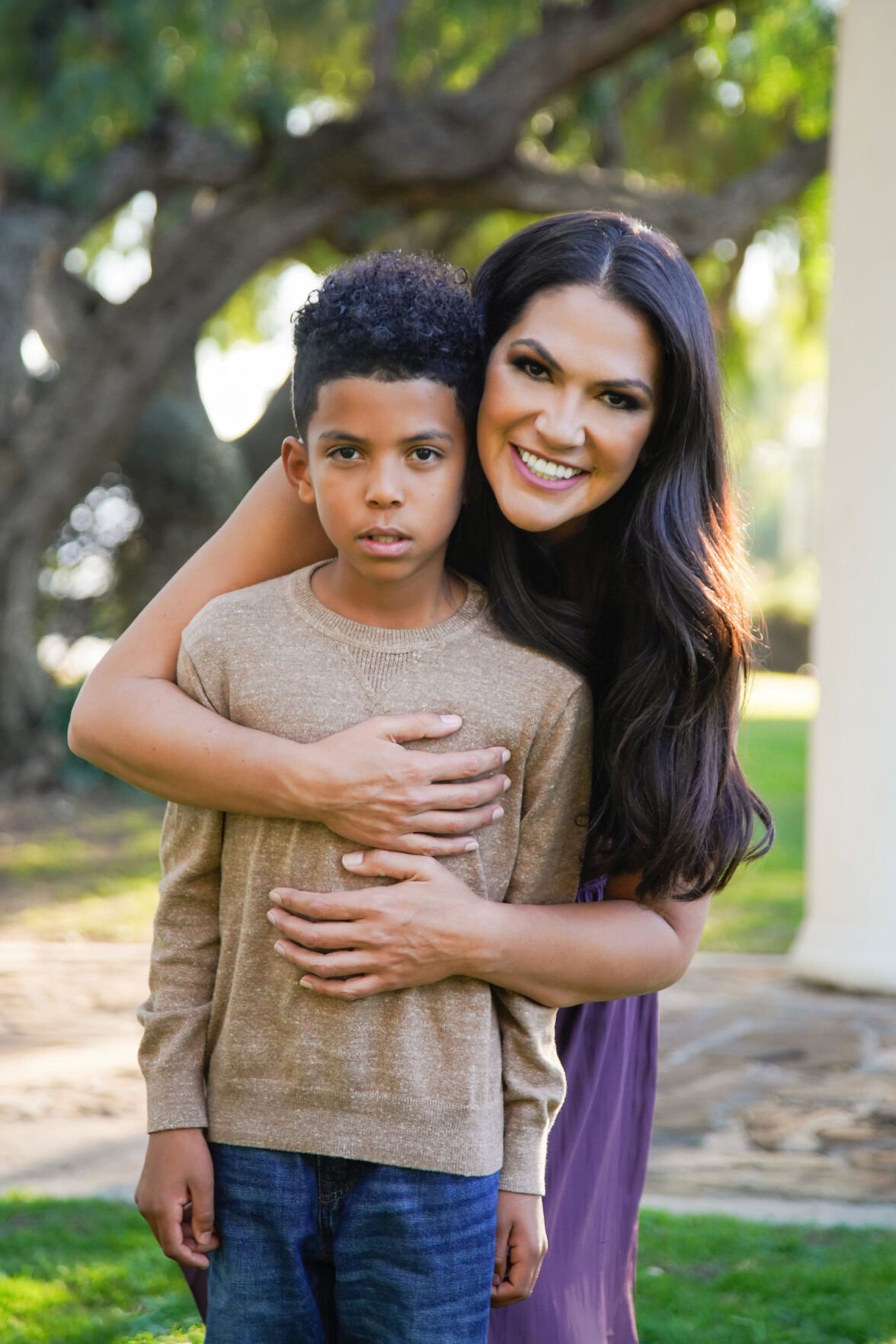 Nancy Maldonado and son