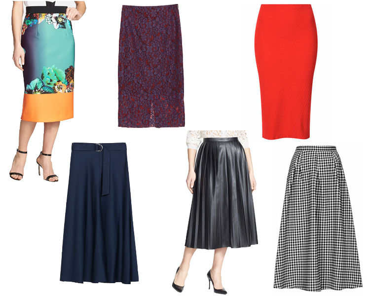 Trend Alert: Midi skirts