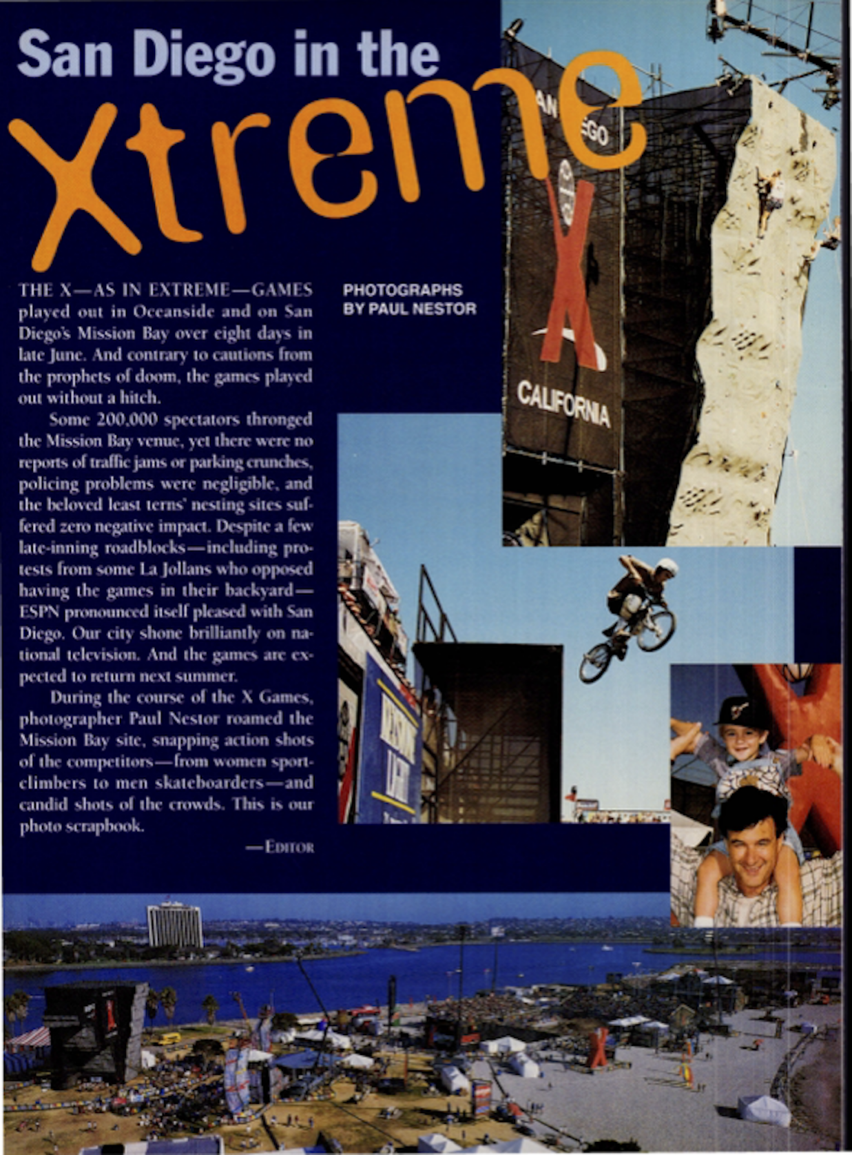 1997 X-games San Diego Magazine