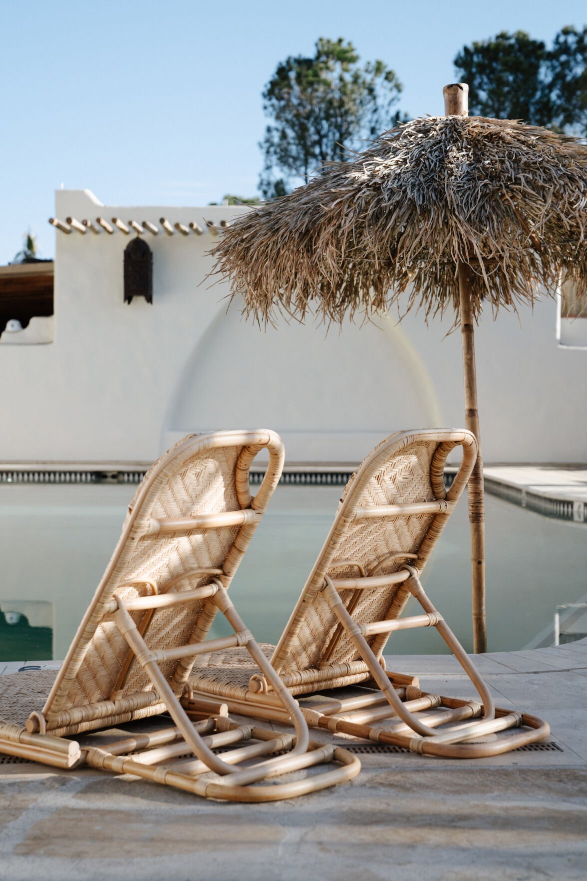 Jacumba Hot Springs Hotel Pool Chairs
