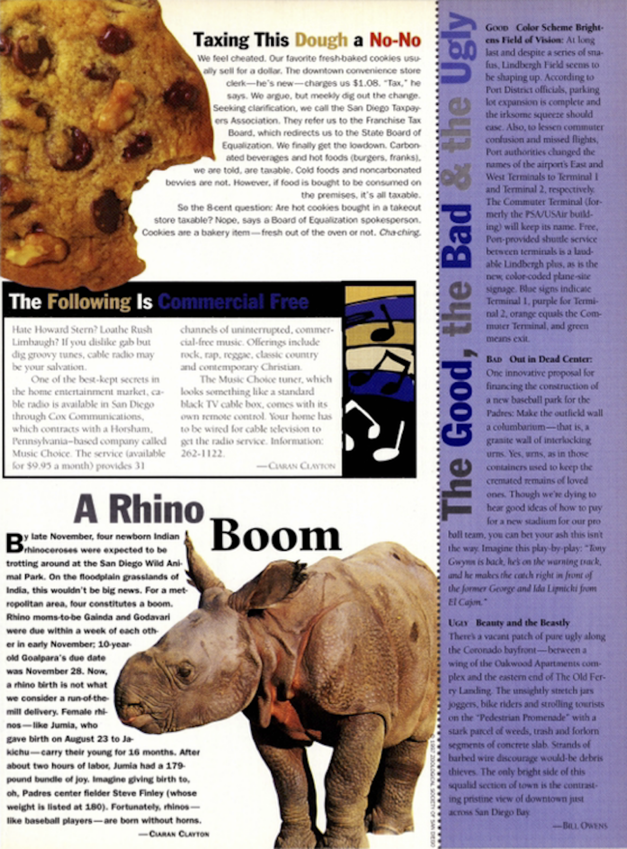1997 Baby Rhino San Diego Magazine