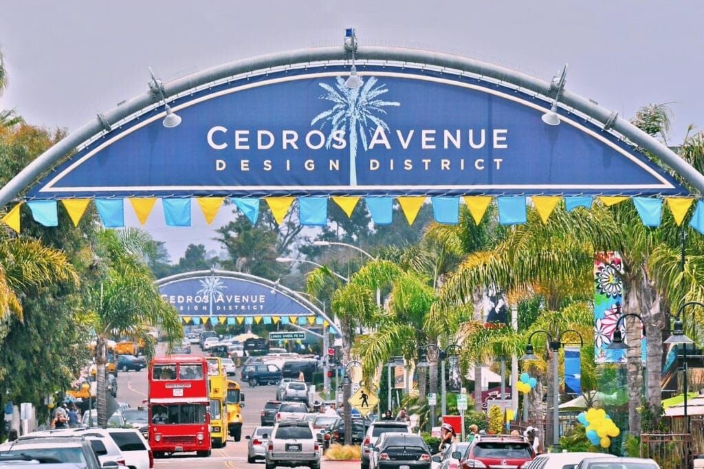 Cedros Ave Design District Sign