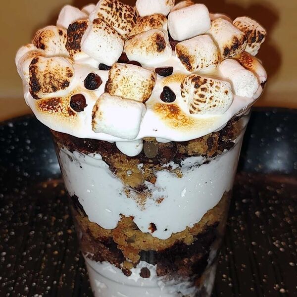 S’Mores Brownie Parfait at Mom’s Bakeshoppe