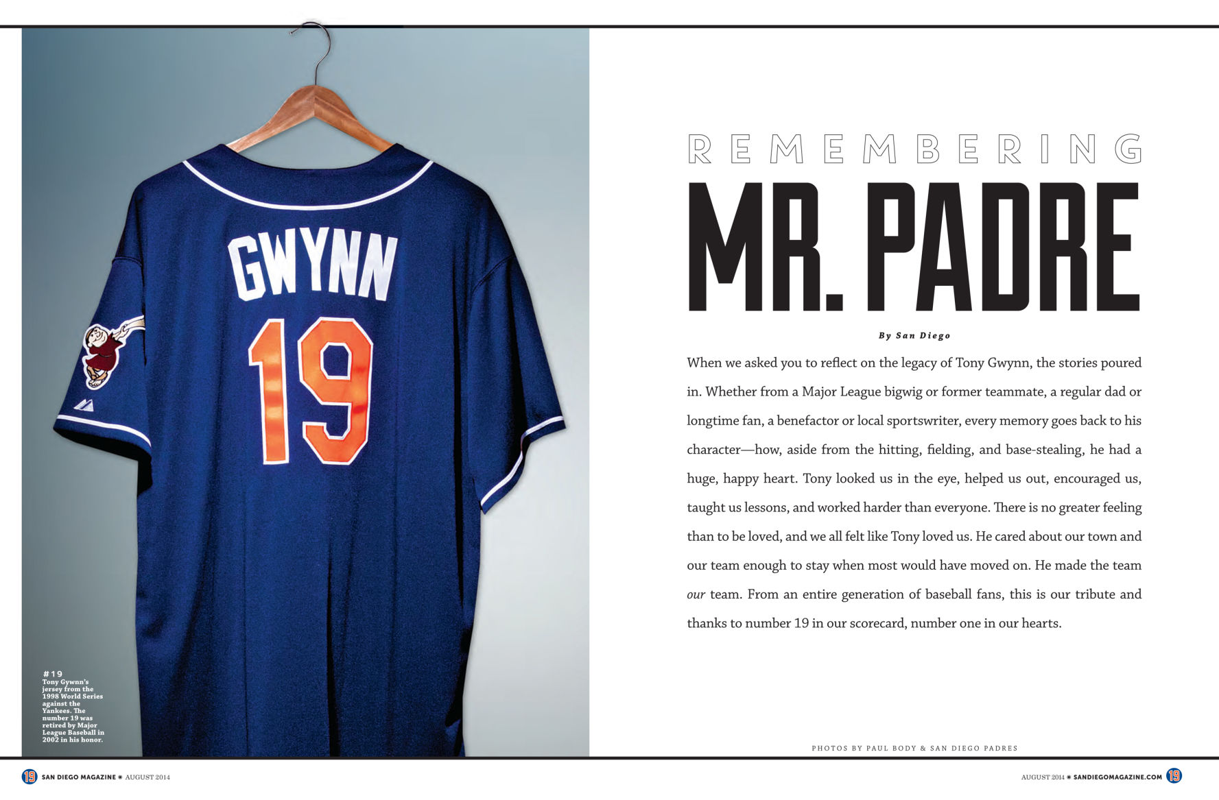 Tony Gwynn - A Tribute to Mr. Padre