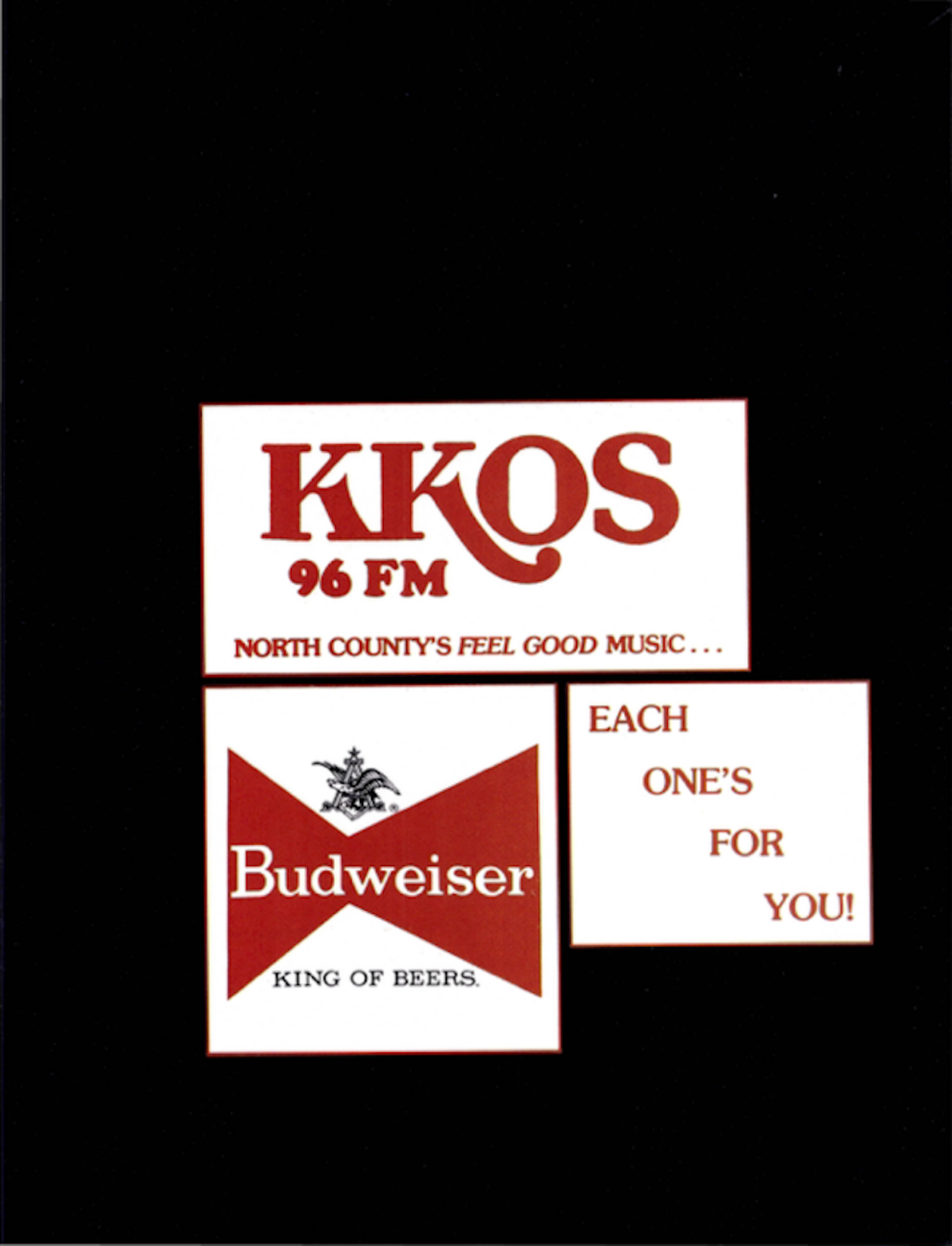 1981 KKOS 96FM San Diego Magazine Ad