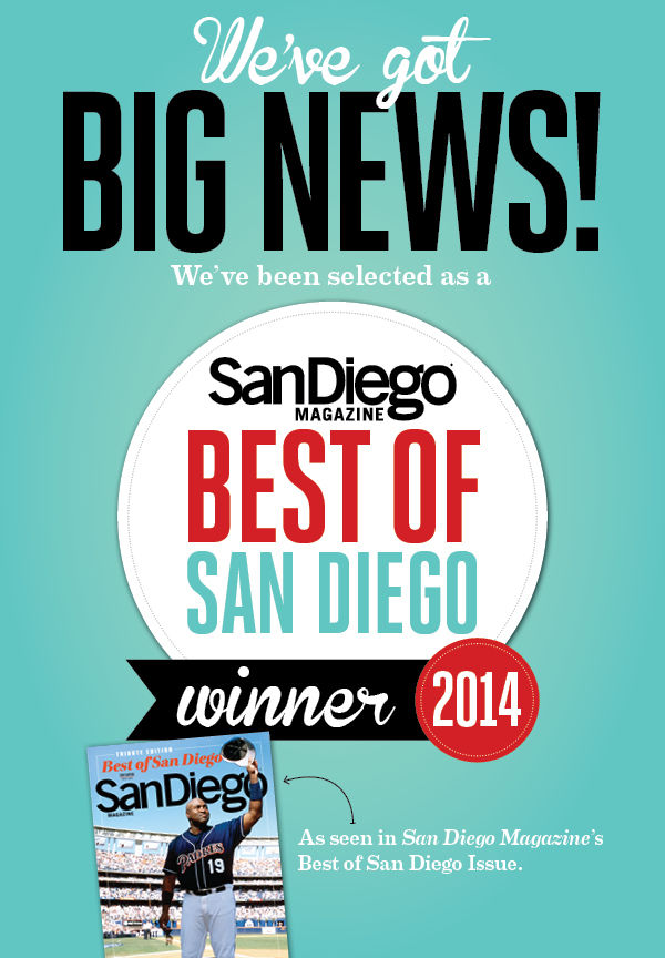 Best of San Diego Winner Marketing Tool Kit