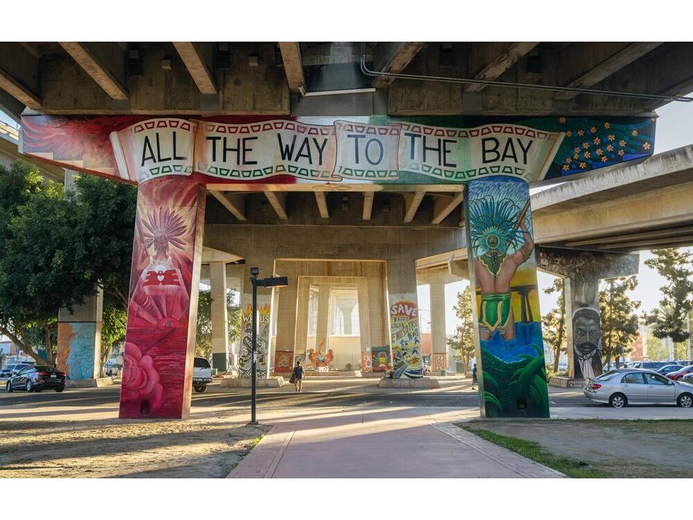 Resistance Creates Beauty Chicano Park Herbert Siguenza ENVZN Urban Art Takeover 2023 San Diego