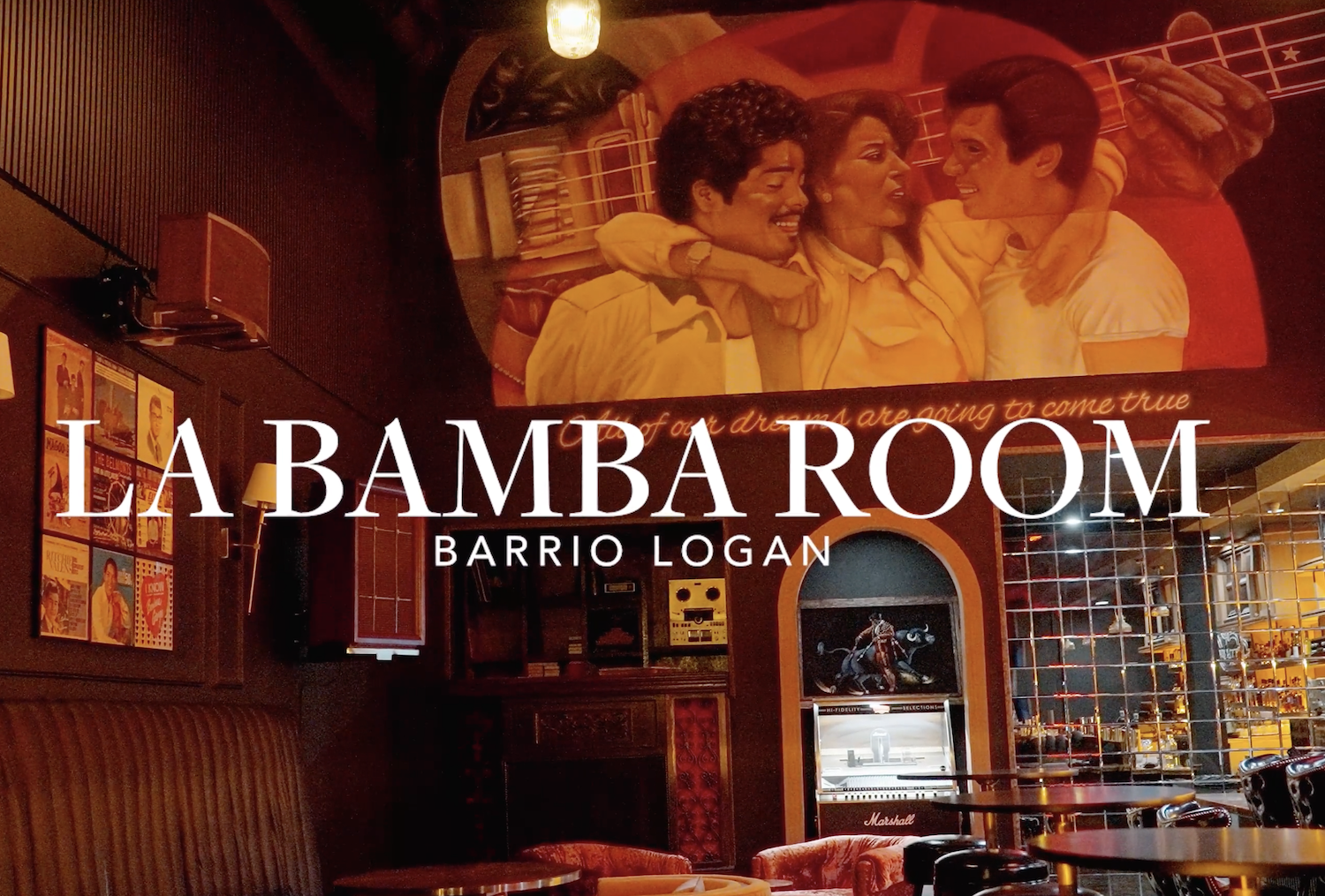 La Bamba Room Interior in Barrio Logan