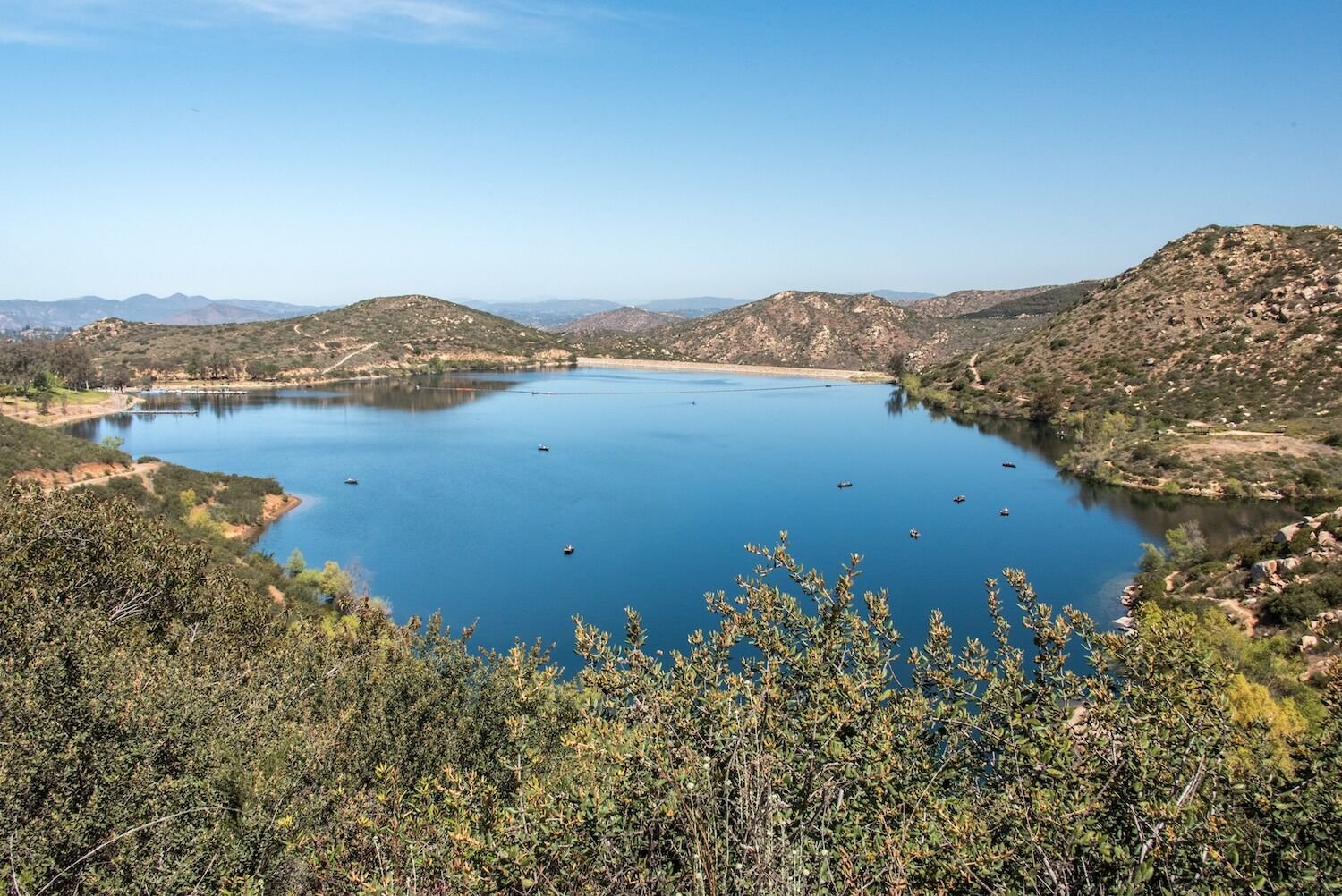 Lake Poway Loop Trail Scenic Bike Routes San Diego