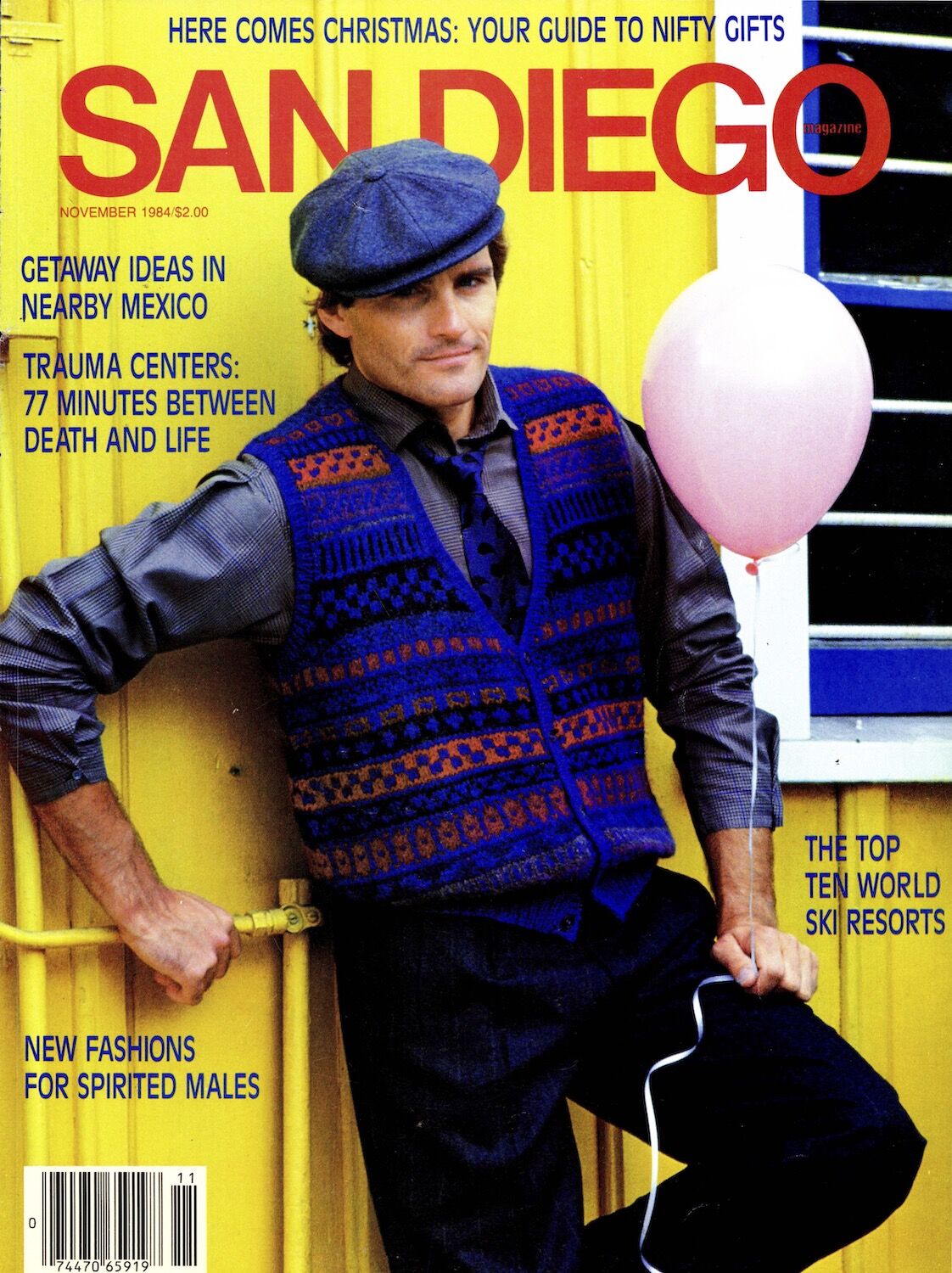 November 1984 San Diego Magazine Cover