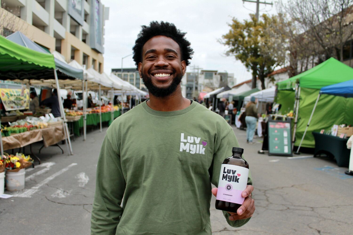 Luv Mylk Non-Dairy Hemp-Based Milk Founded by Vincent Dotson North Park