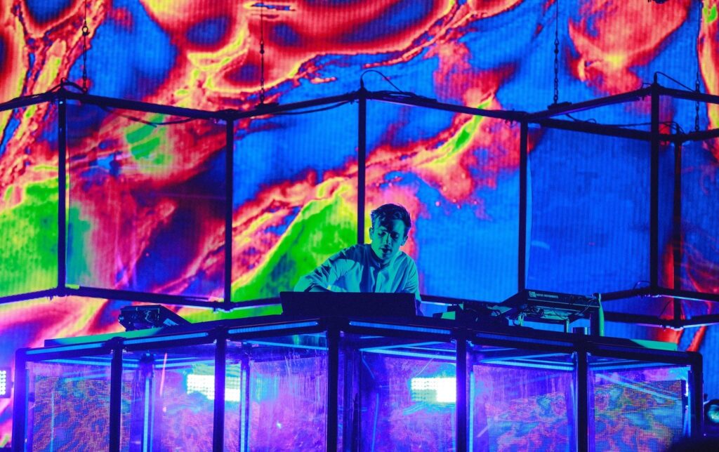 DJ Performing at CRSSD Festival at the San Diego Waterfront Park