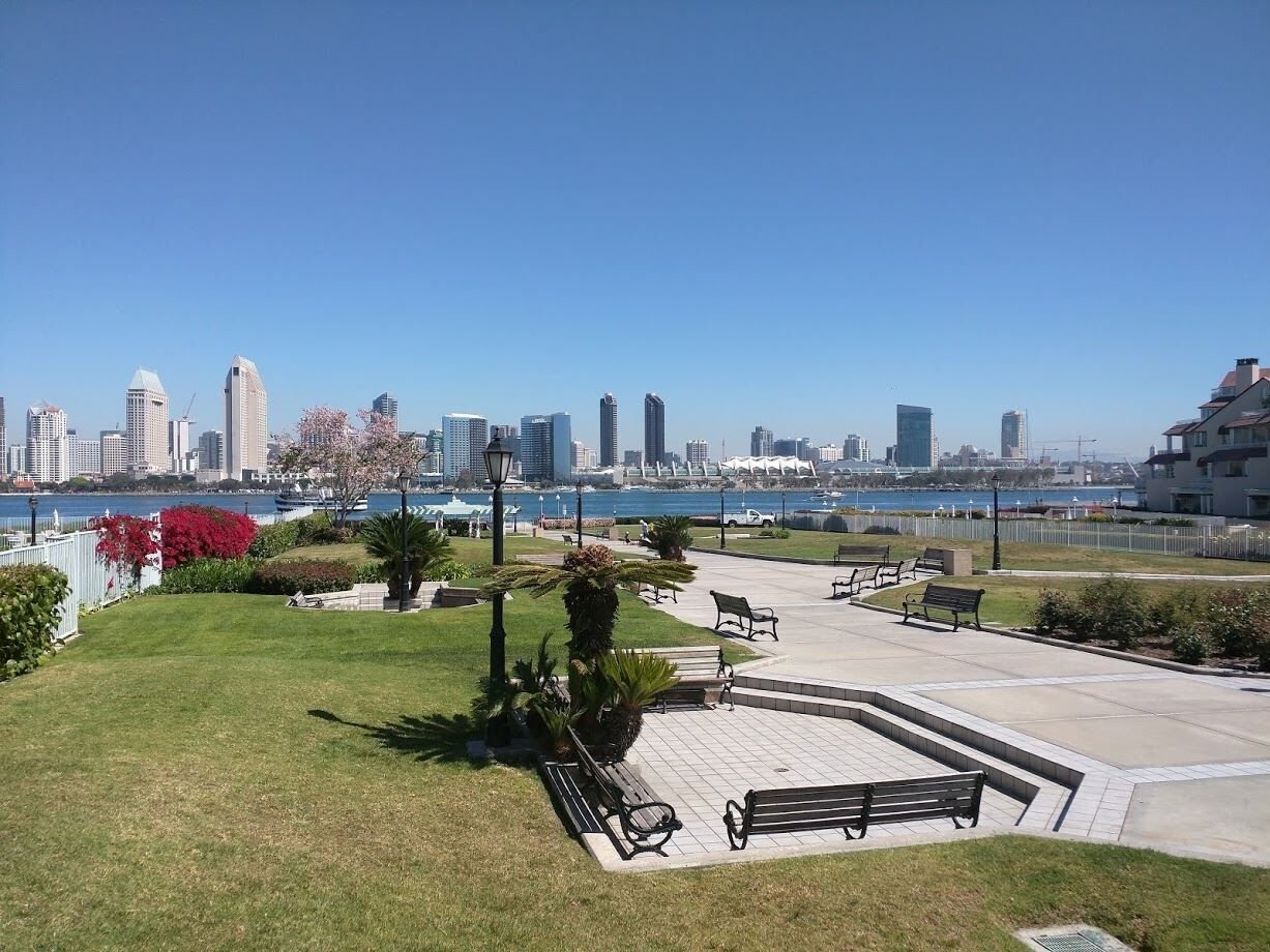 Centennial Park Bayshore Bikeway Scenic Bike Routes San Diego