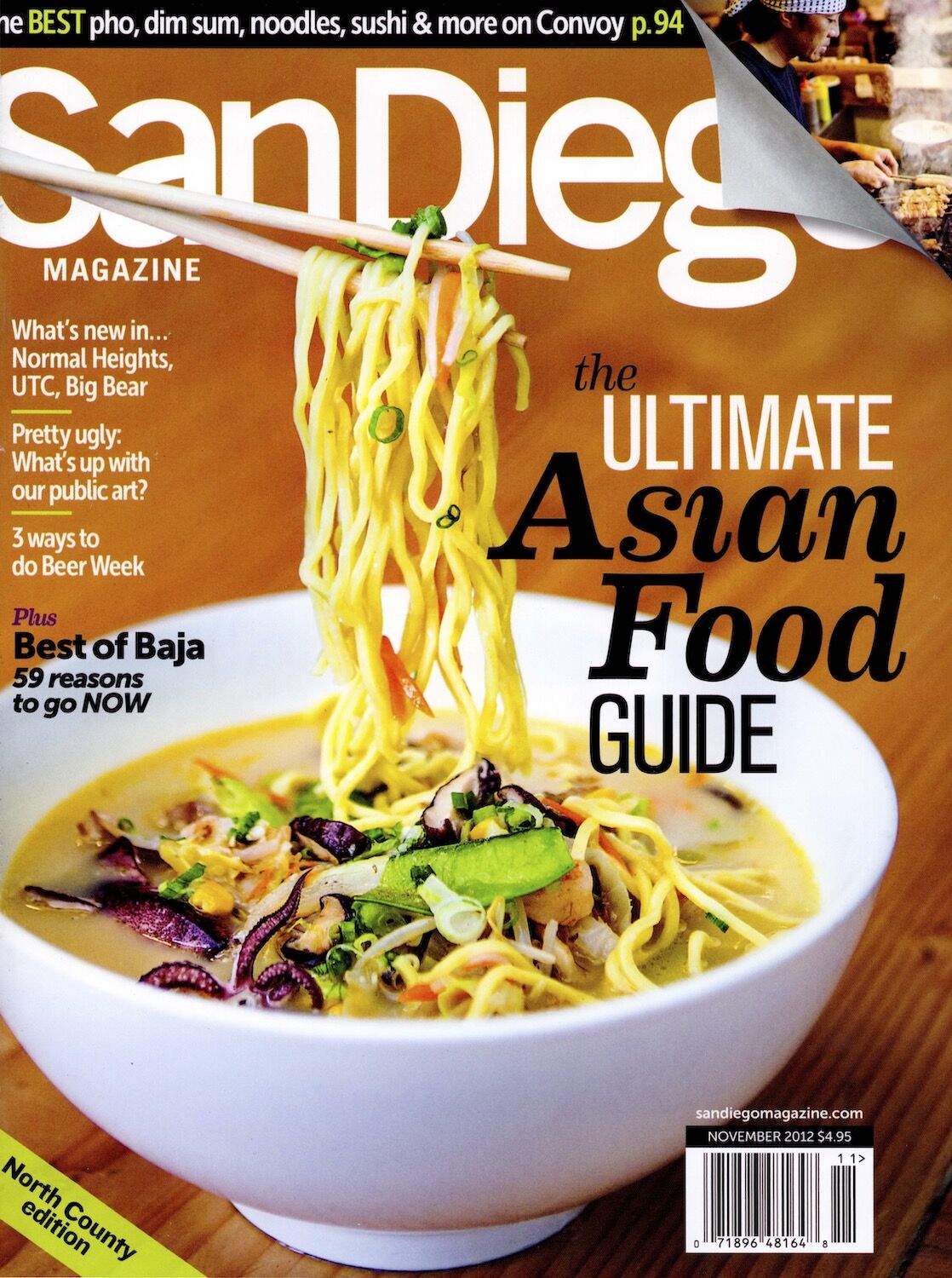 San Diego Magazine Asian Food Cover 2012.11