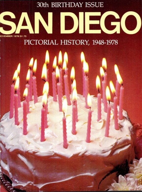 San Diego Magazine Cover November 1978