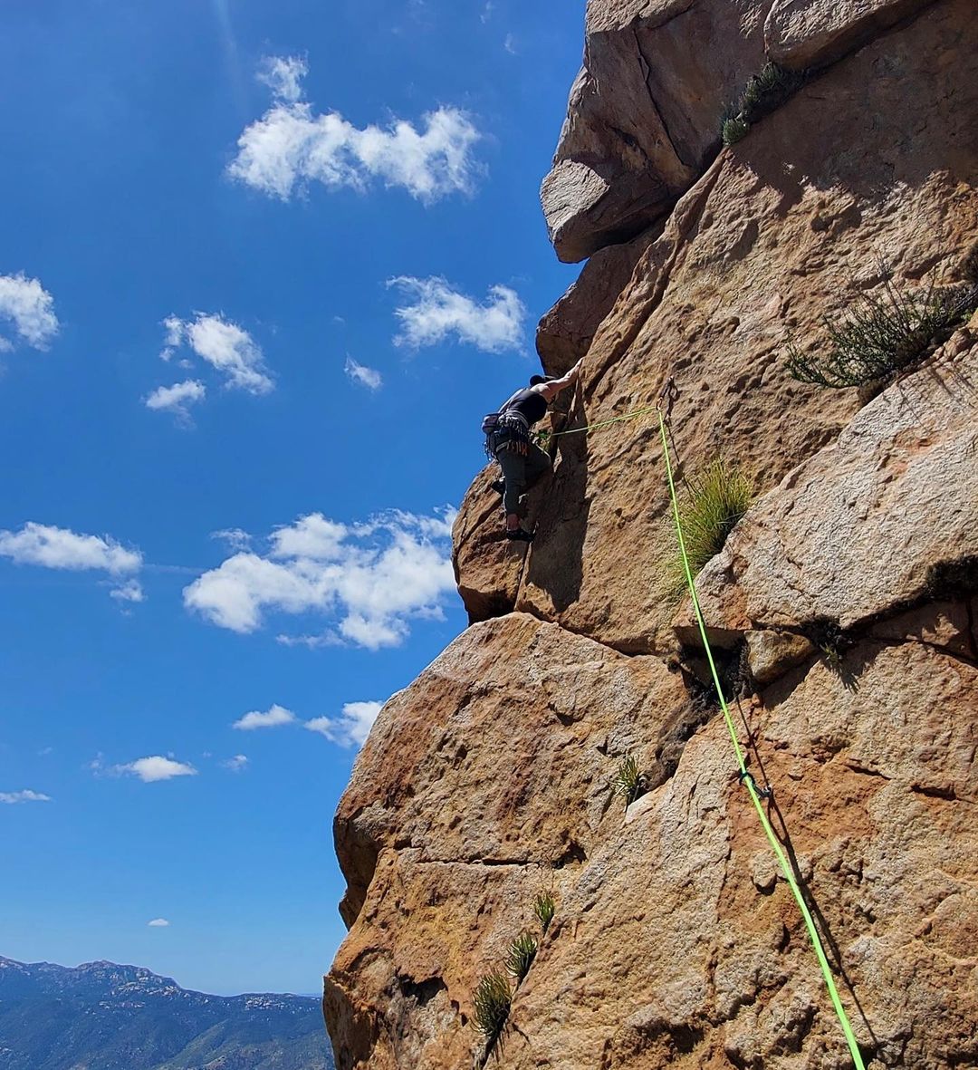  Baby Face (5.11a) climbing route at Eagle Peak