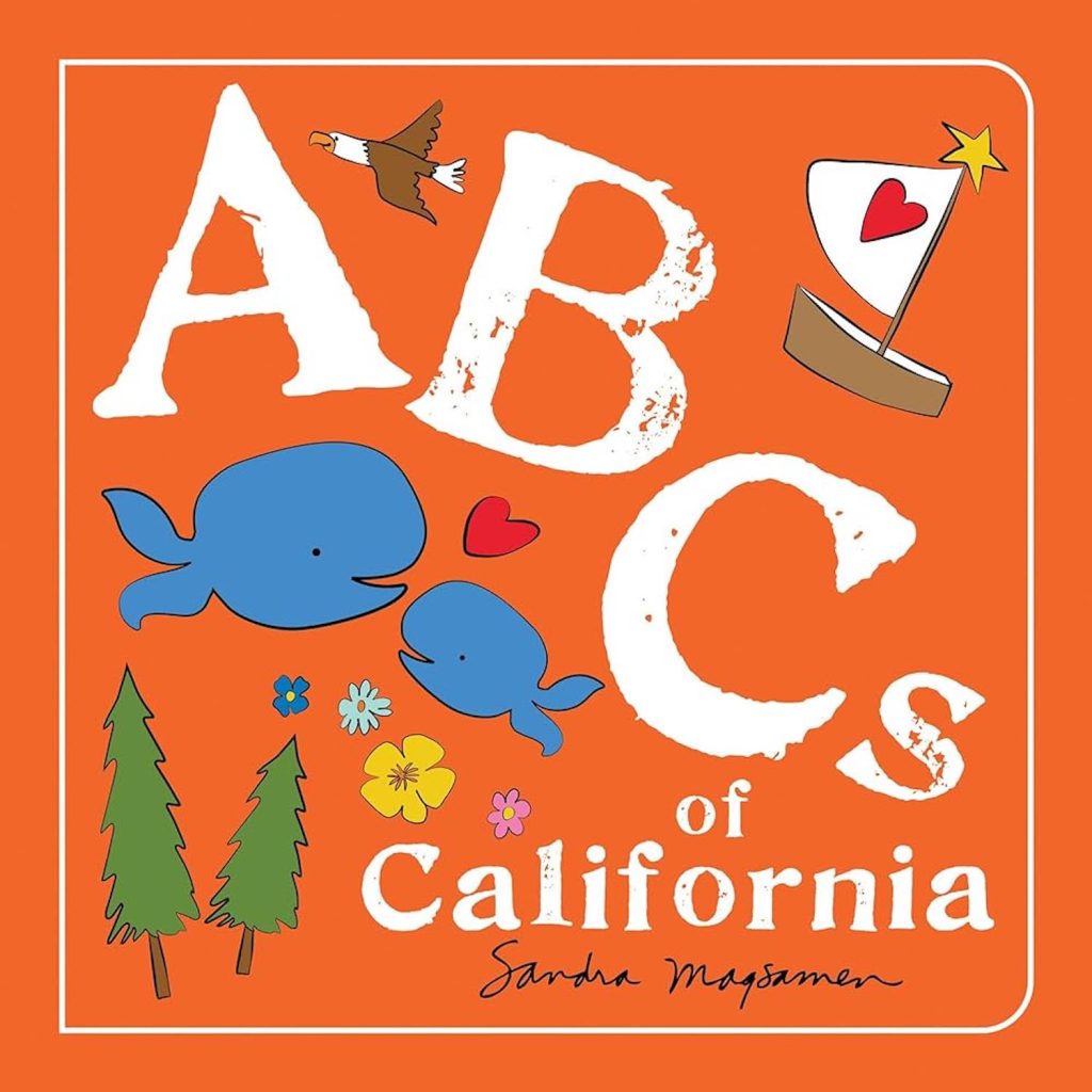 San Diego magazine holiday gift guide item ABCs of California by Sandra Magsamen from Sea Hive Station