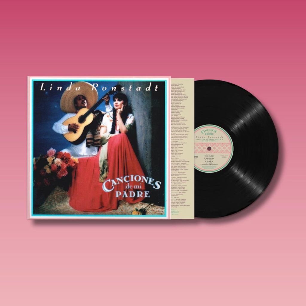 San Diego magazine holiday gift guide item Canciones de Mi Padre by Linda Ronstadt from Vinyl Junkies, the rock great’s first Mexican music album