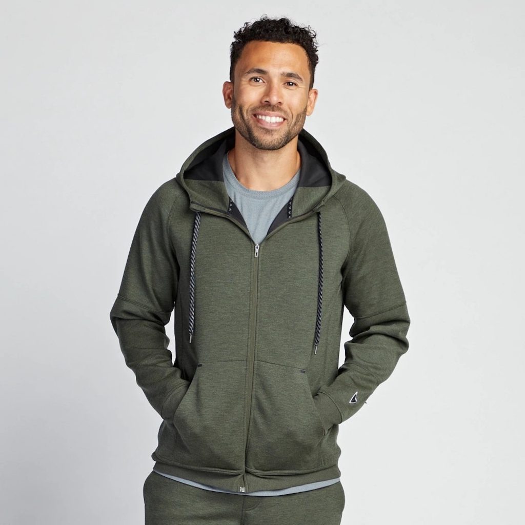 San Diego magazine holiday gift guide item Men’s Korsa Transfer Full Zip Hoodie from Road Runner