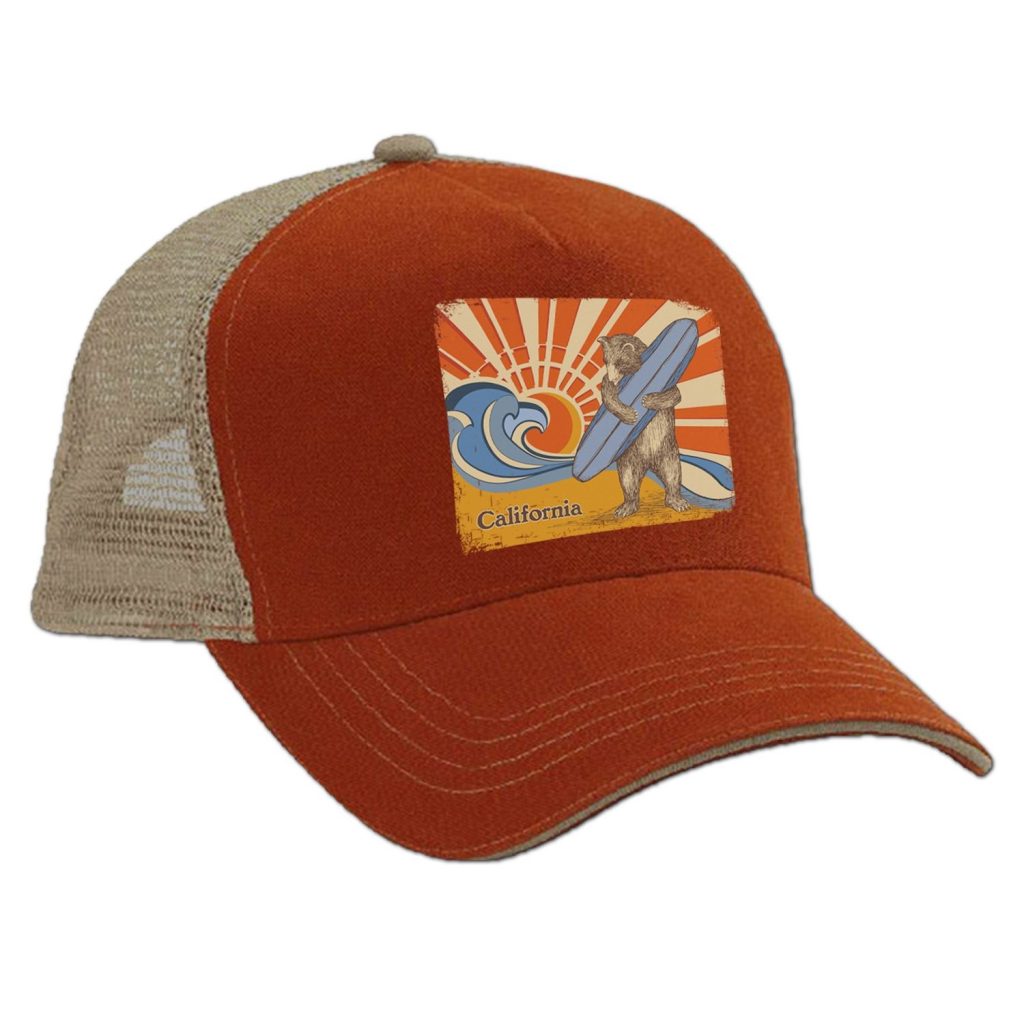 San Diego magazine holiday gift guide item La Ranchitas California trucker hat from Sea Hive Station
