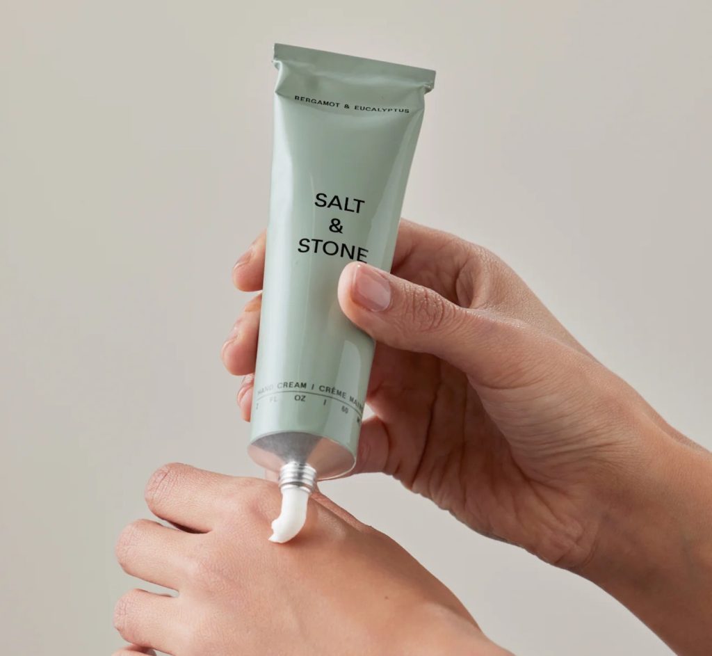 San Diego magazine holiday gift guide item Salt & Stone hand cream from Shop Good