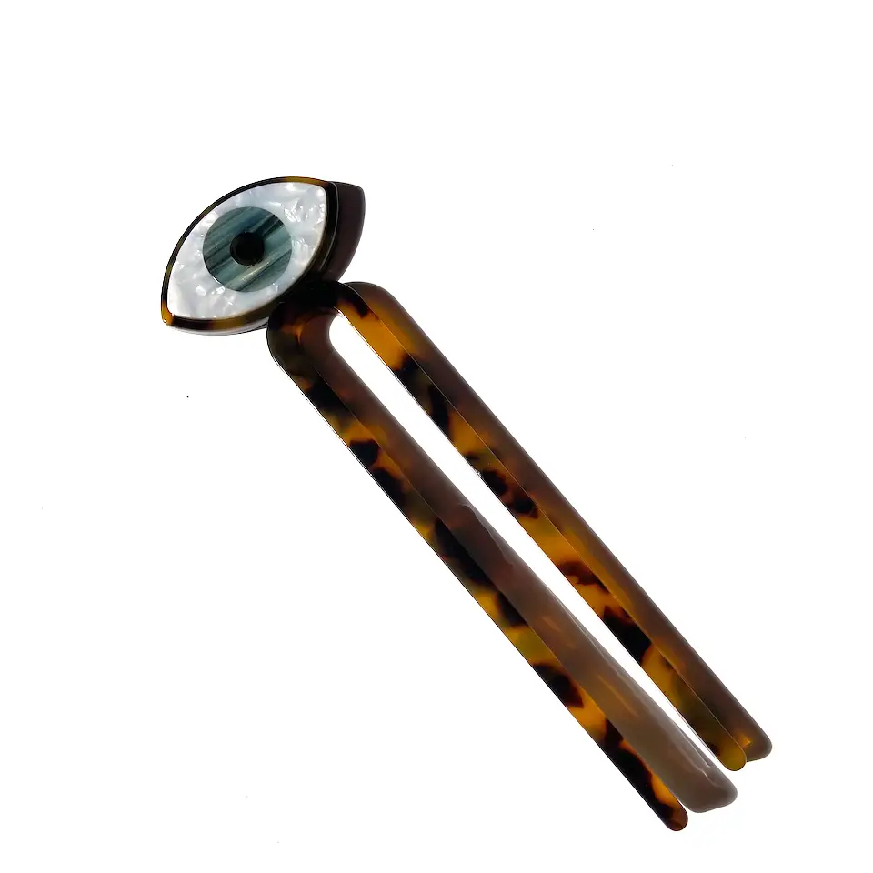 San Diego magazine holiday gift guide item Solar Eclipse hairpin from Scisters Salon