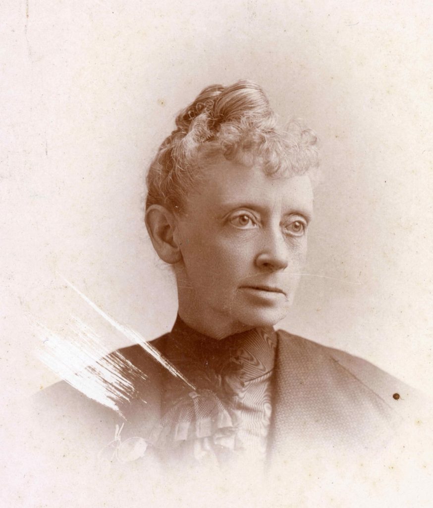 Portrait of Ellen Browning Scripps as a young woman