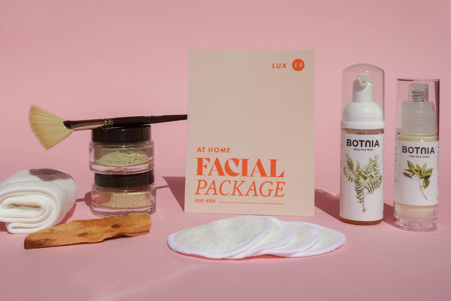 San Diego magazine holiday gift guide item At-home facial package from Shop Good