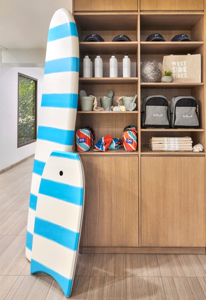 Pierside Hotel's Board Shop located in Santa Monica California