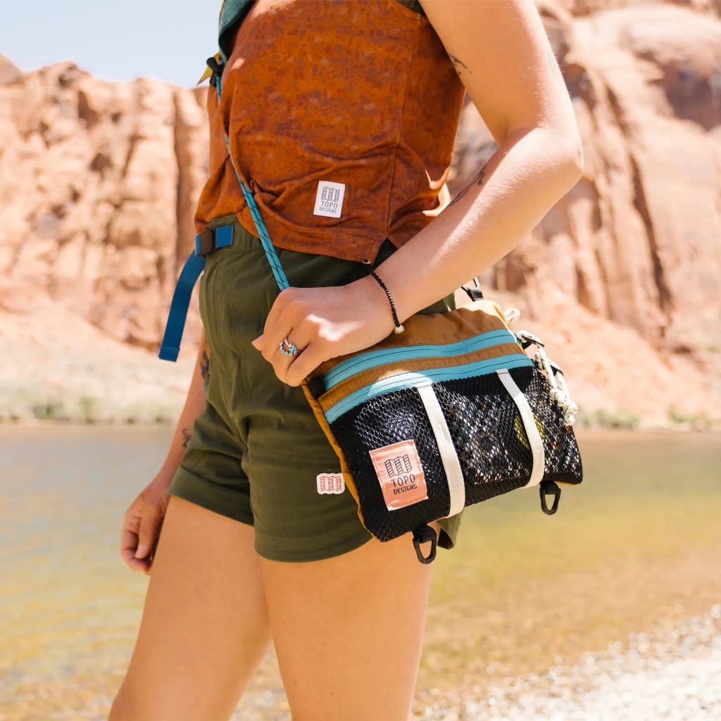 San Diego magazine holiday gift guide item Topo Designs mountain accessory shoulder bag from Shop Moniker
