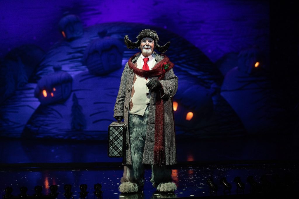 Steve Gunderson as Old Max in Dr. Seuss’s How The Grinch Stole Christmas at the Old Globe San Diego.