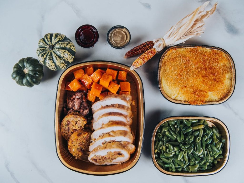 Thanksgiving dinner from San Diego restaurant STK Steakhouse