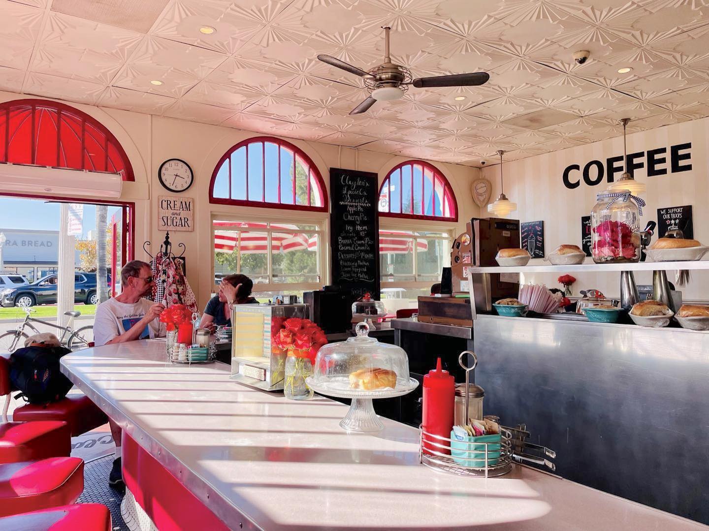 Interior of Clayton's Coffee Shop located in Coronado