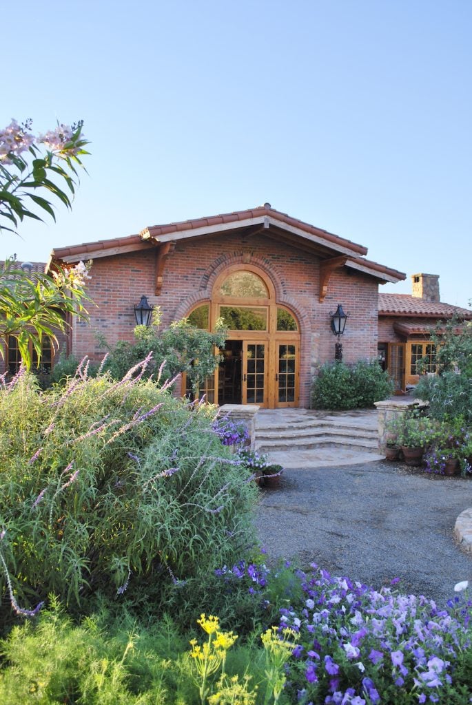 Front entrance of San Diego spa and retreat Rancho La Puerta 