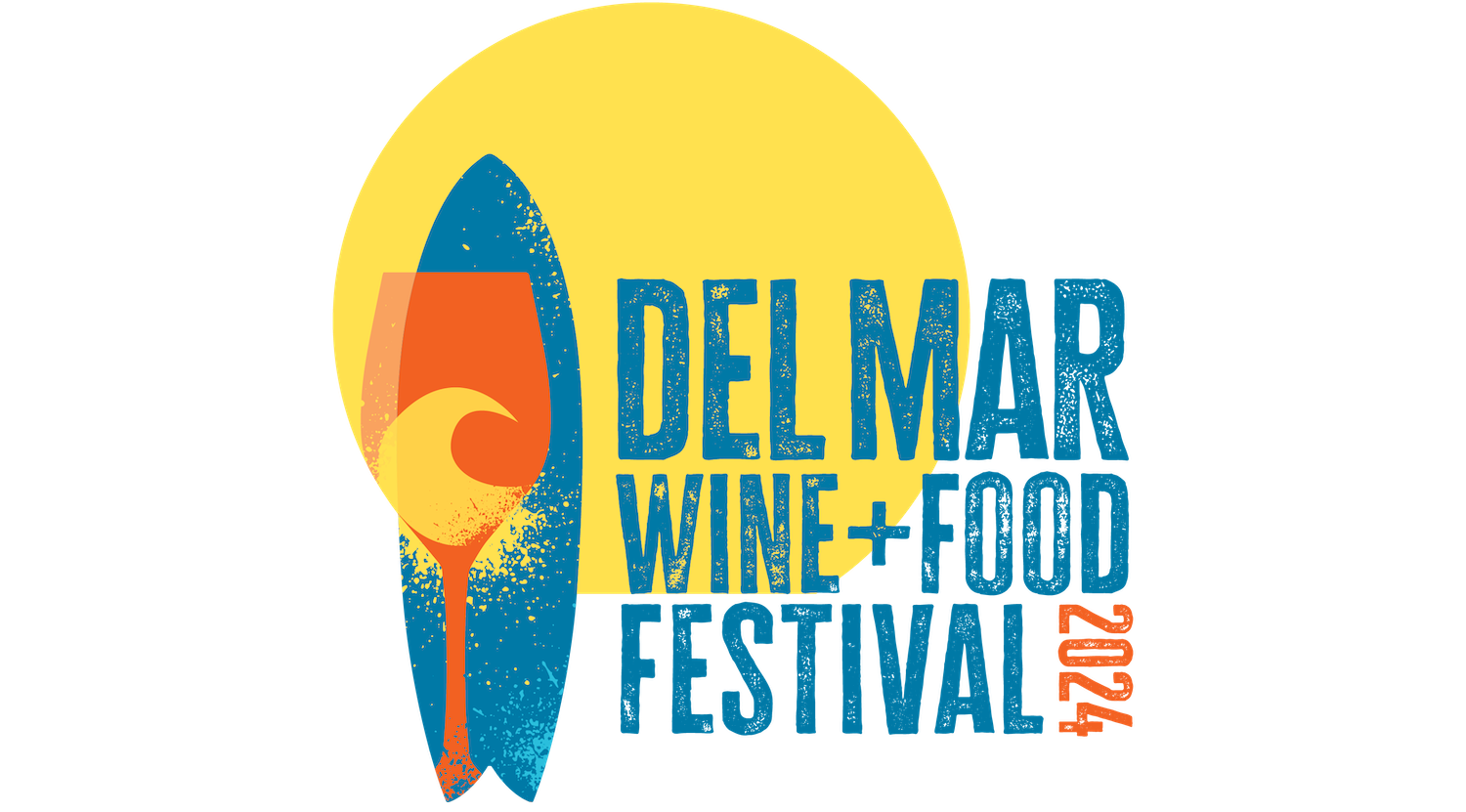 2024 Del Mar Wine + Food Festival Official Logo