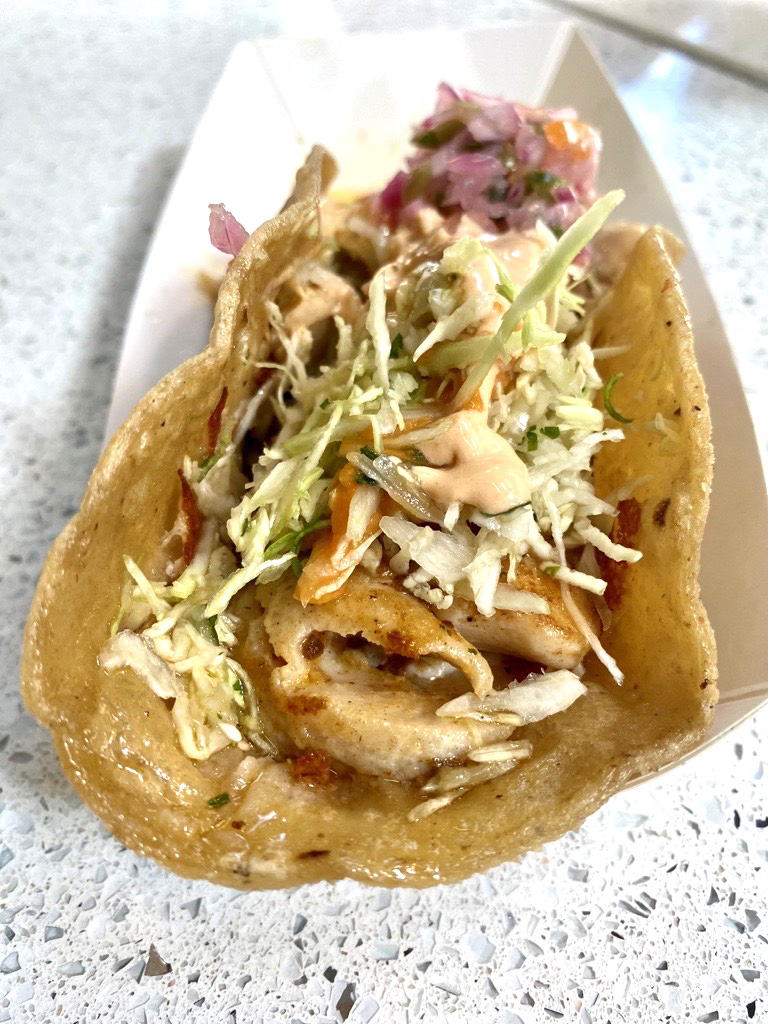 Best food and drink San Diego: Wachinango Taco from restaurant Flor’s Farm To Table