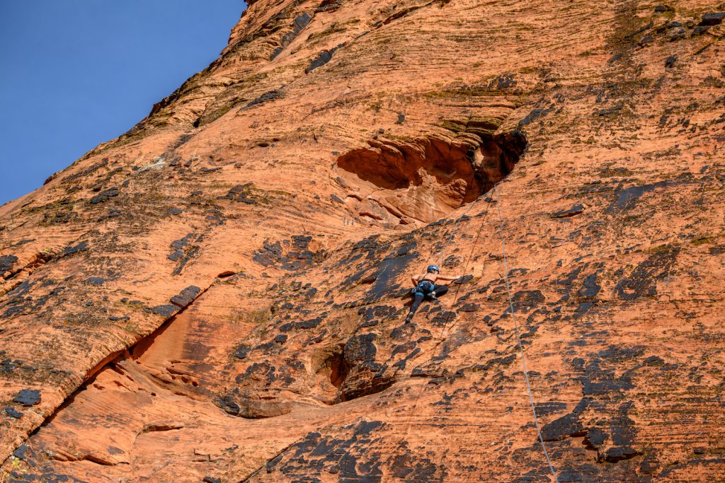 rock climbing in greater zion