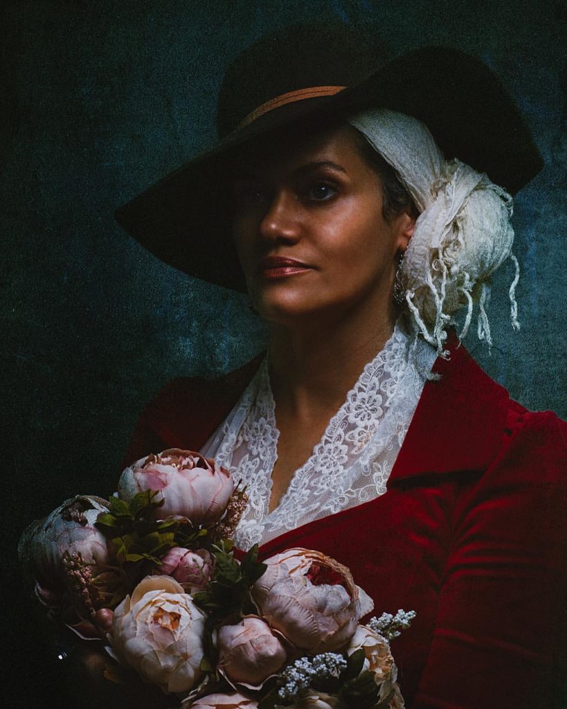 Portrait from San Diego photographer Alanna Airitam as part of her new exhibit "New Histories: Where Present Meets Past" at the Photographer's Eye Gallery
