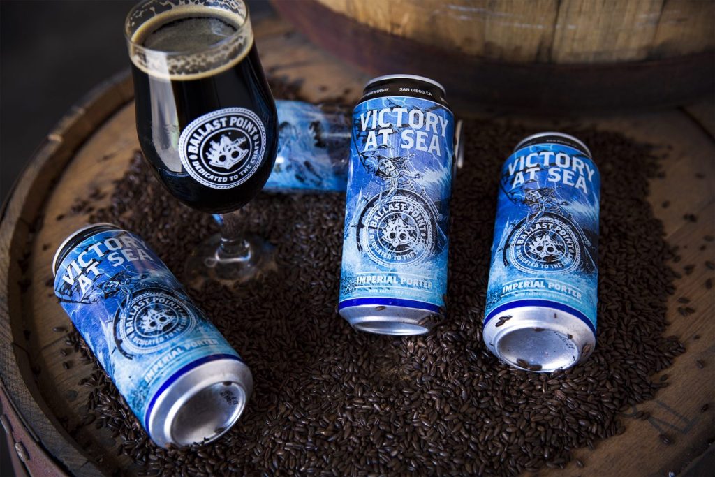 Chocolate porter beer, Victory at Sea, from San Diego Brewery Ballast Point